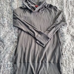 Grey athleisure tunic